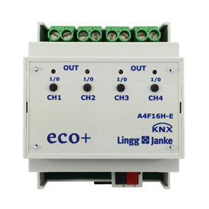 KNX Secure Schaltaktor 4-fach, Handbedienung