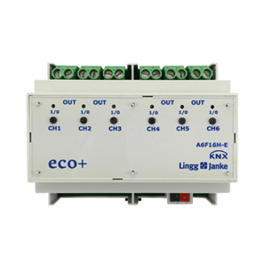 KNX Secure Schaltaktor 6-fach, Handbedienung