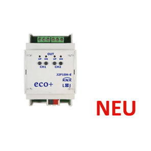 KNX Secure Jalousie- und Rollladenaktor 2-fach 10A, Handbedienung