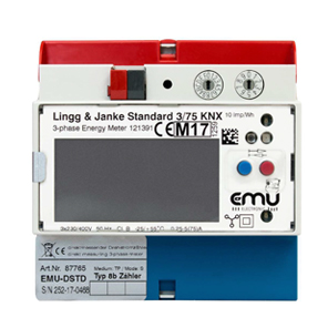 KNX Elektrozähler EMU Superior, 3-Phasen, Zweirichtungszähler